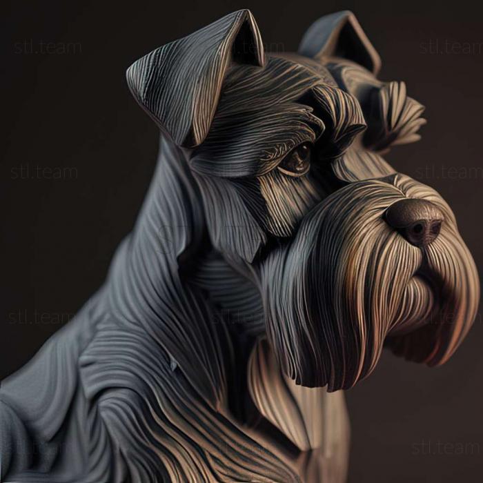 Zwergschnauzer dog